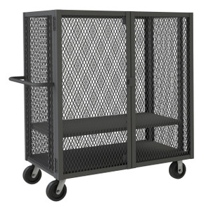 DURHAM HTL-3060-DD-1AS-95, Security Mesh Truck, 2 shelves