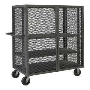 DURHAM HTL-3660-DD-2AS-95, Security Mesh Truck, 3 shelves