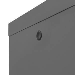 DURHAM JSC-602460-95, Job Site Cabinet, 14 gauge, 3 shelves