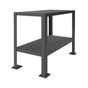 DURHAM MT12G244830-3K295, Extra Heavy Duty Machine Table, 2 shelf