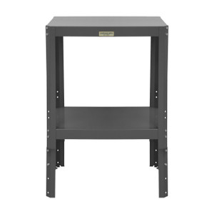 DURHAM MTA182436-1.5K295, Adjustable Height Machine Table, 2 shelf