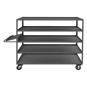 DURHAM OPC-247268-5-6PH-95, Order Picking Cart, slanted shelf