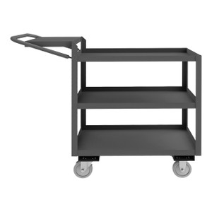 DURHAM OPCFS-1832-3-95, Order Picking Cart, flat writing shelf