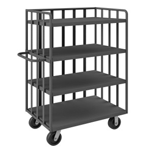 DURHAM OPT-3624-95, Open Portable Truck, 4 shelves