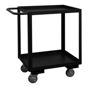 DURHAM RSC-183633-2-4PU-08T, Stock cart, 2 shelf, black