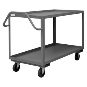DURHAM RSCE1P-2448-2-5PO-95, Rolling Service Cart, ergonomic handle