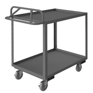 DURHAM RSCE-3048-2-95, Stock cart, 2 shelf, ergo handle