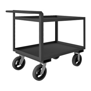 DURHAM RSCR243636ALU8MR95, Stock cart, 2 shelf, raised handle