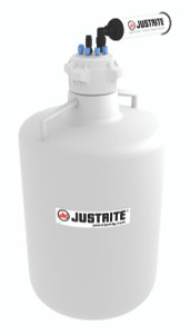 JUSTRITE CAR,HDPE,20L R,83MMCP,6PT,HB,F