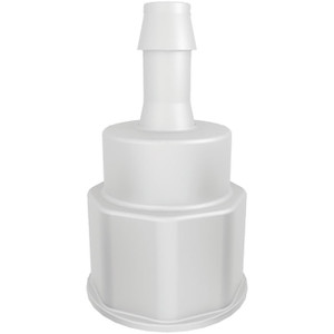 JUSTRITE Spigot Fitting, 1-1/8" Thread With 3/8" Hose Barb - 12903