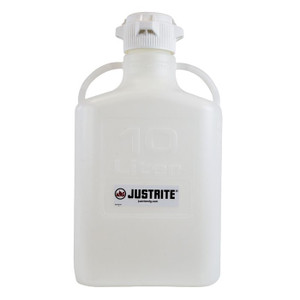 JUSTRITE 10 Liter HDPE Carboy, 83mm Cap - 12909