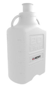 JUSTRITE CARBOY,PP,20L,3" SAN NECK