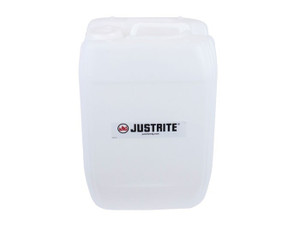 JUSTRITE 20 Liter HDPE Carboy, UN/DOT Certified, 70mm Cap - 12951