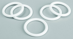 JUSTRITE Platinum-Cured Silicone O-Rings for Carboys, 53mm Cap, 5 Pack - 12959