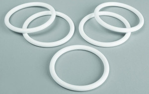 JUSTRITE Platinum-Cured Silicone O-Rings for Carboys, 83mm Cap, 5 Pack - 12960