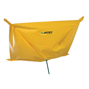 JUSTRITE 10'W x 10'L, Ceiling Leak Diverter With Magnets - 28310 JUSTRITE 10'W x 10'L, Ceiling Leak Diverter With Magnets - 28310