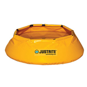 JUSTRITE 150 Gallon Capacity, 62"Dia x 16"H, Pop-Up Pool, Yellow - 28325 JUSTRITE 150 Gallon Capacity, 62"Dia x 16"H, Pop-Up Pool, Yellow - 28325