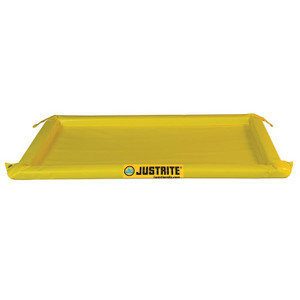 JUSTRITE 2' x 4' x 2", 10 Gallon Spill Capacity, Maintenance Spill Berm, Yellow - 28416 JUSTRITE 2' x 4' x 2", 10 Gallon Spill Capacity, Maintenance Spill Berm, Yellow - 28416