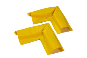 JUSTRITE Make-A-Berm, Corner Set, 2 inch High, 2 per Box - #28476