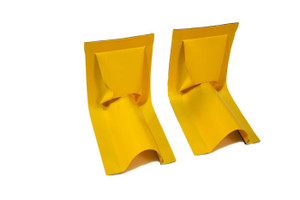 JUSTRITE Make-A-Berm, Vertical Corner, 4 inch High, 2 per Box - #28484