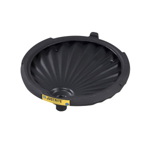 JUSTRITE Drum Funnel for Non-Flammables, EcoPolyBlend™, Black - 28680 JUSTRITE Drum Funnel for Non-Flammables, EcoPolyBlend™, Black - 28680