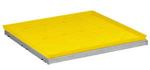 JUSTRITE SpillSlope® Steel Shelf with Yellow Polyethylene Tray for 4 Gallon Countertop Safety Cabinet - 29059 JUSTRITE SpillSlope® Steel Shelf with Yellow Polyethylene Tray for 4 Gallon Countertop Safety Cabinet - 29059