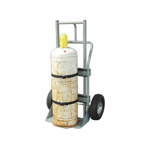 JUSTRITE Single Cylinder Hand Truck | 16" Pneumatic Wheels - 35010 JUSTRITE Single Cylinder Hand Truck | 16" Pneumatic Wheels - 35010