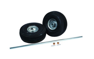 JUSTRITE Replacement 10.5" Pneumatic Wheels for Double Cylinder Hand Trucks JUSTRITE Replacement 10.5" Pneumatic Wheels for Double Cylinder Hand Trucks