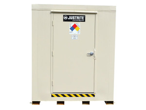 JUSTRITE 2-Drum, 2-Hour Fire-Rated Outdoor Safety Locker - 912020 JUSTRITE 2-Drum, 2-Hour Fire-Rated Outdoor Safety Locker - 912020