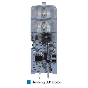 CHECKERS Flashing Blue Rocket® II Super Bright LED Replacement Circuit Board - 05.WL.4LED.BF