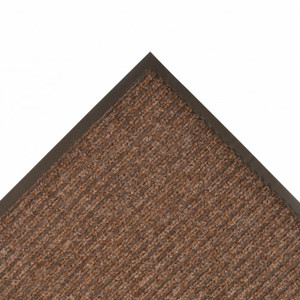 NOTRAX Low Profile Entry Rug Mat, Brush Step® 3X10 Brown- 109S0310BR