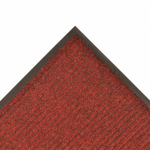 NOTRAX Low Profile Entry Rug Mat, Brush Step® 3X10 Red/Black - 109S0310RB