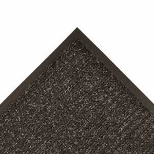 NOTRAX Heavy Weight Scraper Entrance Mat Heritage Rib™ 2X3 Charcoal  - 117S0023CH