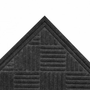 NOTRAX Moisture & Debris Entrance Mat Diamond CTE™ 3'X5' Charcoal -151S0035CH