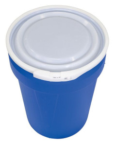 EAGLE 30 Gallon, Plastic Lever-Lock, Lab Pack Open Head Plastic Barrel Drum, Blue - 1601B EAGLE 30 Gallon, Plastic Lever-Lock, Lab Pack Open Head Plastic Barrel Drum, Blue - 1601B