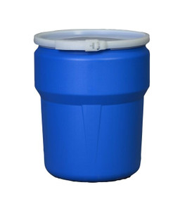 EAGLE 10 Gallon Plastic Lever-Lock Lab Pack Plastic Barrel Drum Blue EAGLE 10 Gallon Plastic Lever-Lock Lab Pack Plastic Barrel Drum Blue