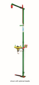 JUSTRITE Floor Mount, Open ABS Bowl, Hughes Combination Shower, Galvanized Pipe, Top Inlet - 18G75G JUSTRITE Floor Mount, Open ABS Bowl, Hughes Combination Shower, Galvanized Pipe, Top Inlet - 18G75G