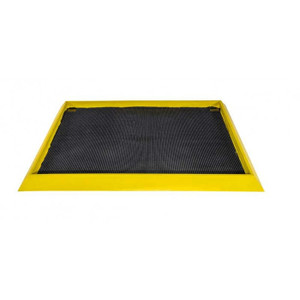 NOTRAX Shoe Sanitizer Disinfectant Mat 351 Sani-Trax® Plus 32X39 Black/Yellow - 351S3239YB NOTRAX Shoe Sanitizer Disinfectant Mat 351 Sani-Trax® Plus 32X39 Black/Yellow - 351S3239YB