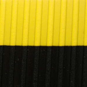 NOTRAX Anti-Fatigue Mat Razorback™ Dyna-Shield® 2X6 Black/Yellow - 406S0026BY