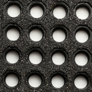 NOTRAX Interlock Drainage Anti-Fatigue Mat Grit-Step™ 3X3 Black - 505S0033BL