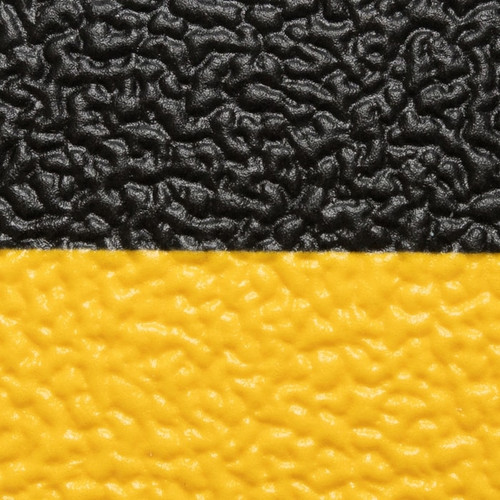 NOTRAX Anti-Fatigue Mat Cushion-Stat™ W/ Dyna-Shield® 3'x 60' Black/Yellow -825R0036BY