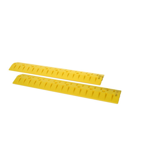 EAGLE 9' Length, Plastic Speed Bump Cable Protector, Yellow - 1793
