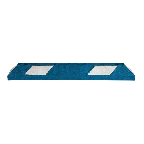 CHECKERS 3' ADA Blue/White Parking Curb, Park-It®- GNRS1320WB