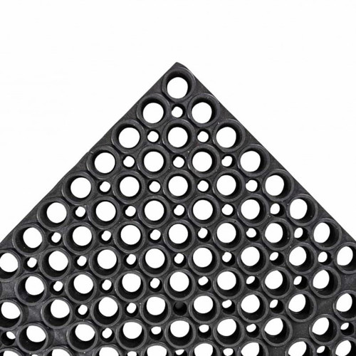 NOTRAX Drainage Anti-Fatigue Mat San-Eze® 39X58.5" Black - T12S3958BL