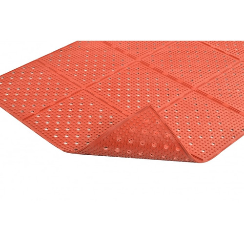 NOTRAX Drainage Red Anti Slip Mat Multi Mat™ II 2X30 - T23R0230RD