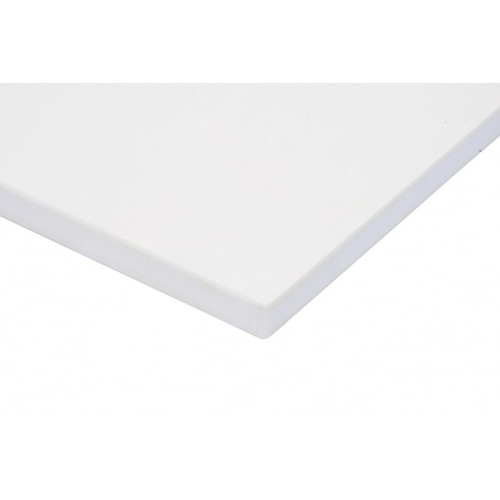 NOTRAX White Plastic Cutting Board Plasti-Tuff™ 1/2" x 6"x 8" -T46S2006WH