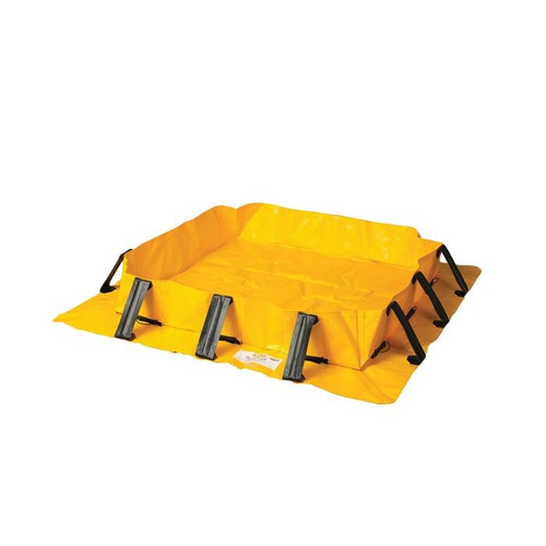 EAGLE 4’ x 4' x 8”, 80 Gallon Spill Capacity, Spill Berm, Talon™, Yellow - T8401