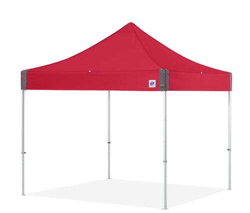 E-Z UP 10x10 Endeavor, Aluminum Frame, Red Top