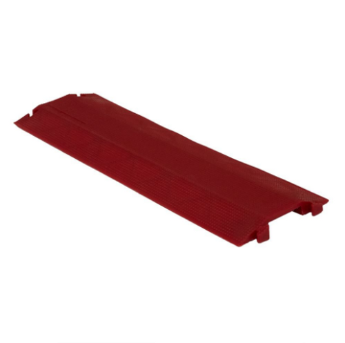 Single Channel, 4" x 1" Dropover, Red