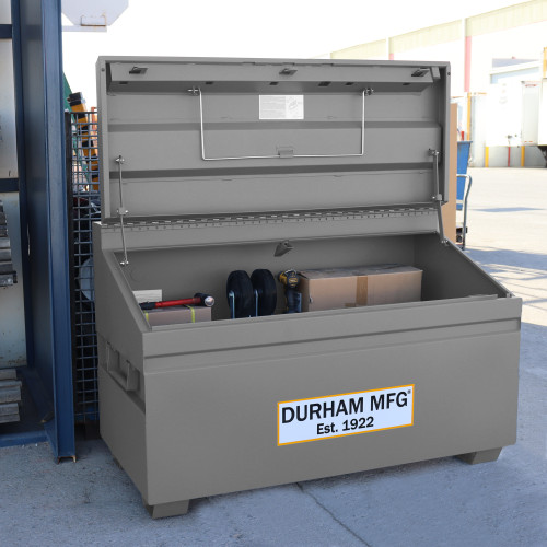 DURHAM Slope Lid, Jobsite Box, 31 cu. ft.